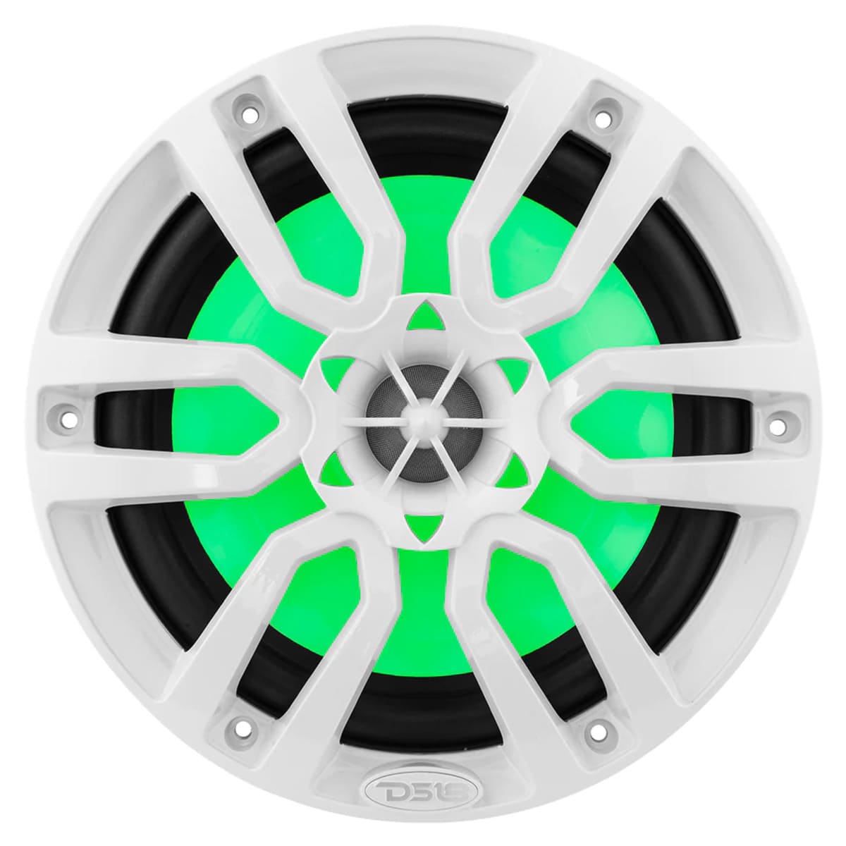 DS18 NXL 8" 2-Way Coaxial Marine Speaker w/ 125 Watts RMS 4-Ohm RGB LED Lights