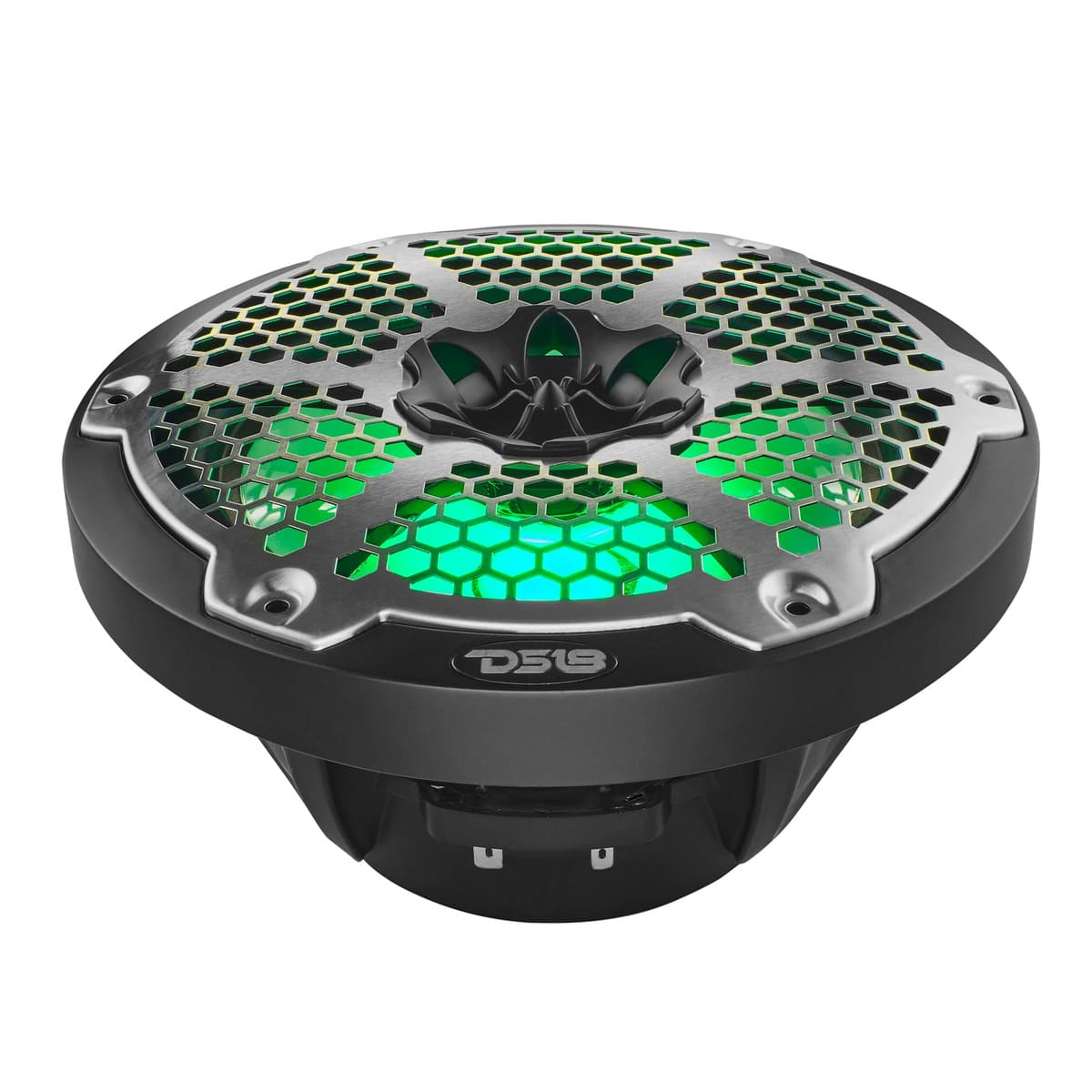 DS18 NXL 8" 2-Way Coaxial Marine Speaker With RGB LED Lights 125 Watts RMS 4-Ohm