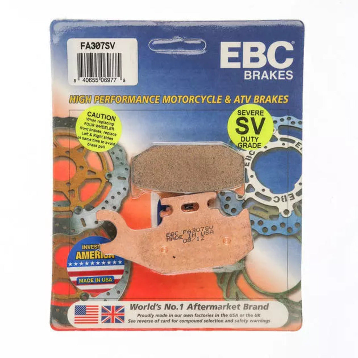 EBC Can-Am Commander/Maverick SV Severe Duty Sintered Metal Brake Pads - Front/Rear