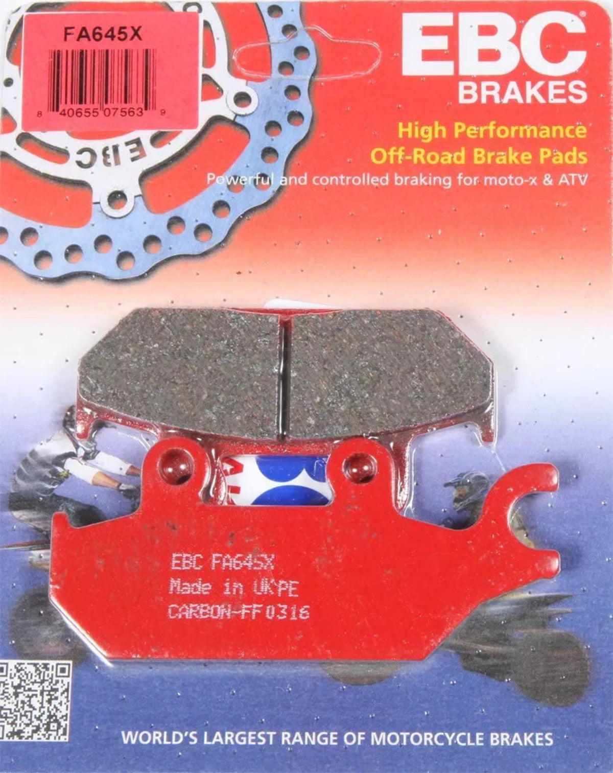 EBC Can-Am/Yamaha Sport Carbon X Brake Pads - Front Right