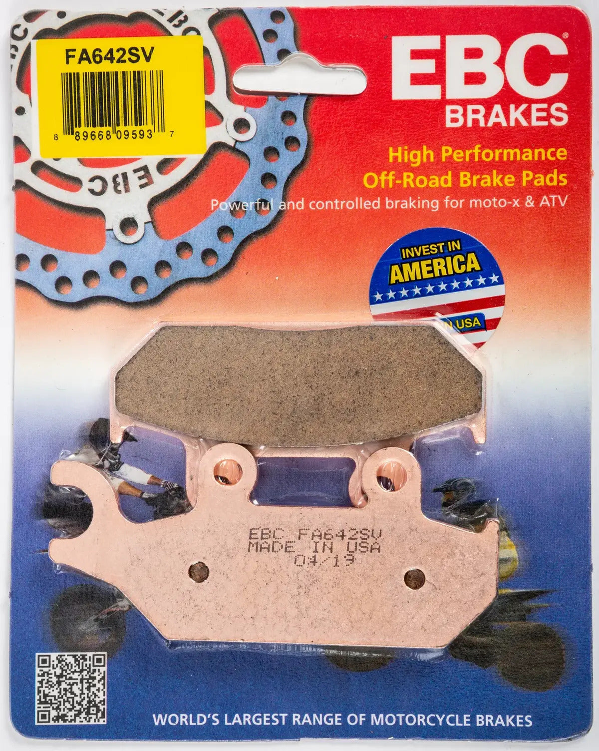 EBC Can-Am/Yamaha SV Severe Duty Sintered Metal Brake Pads - Front Left