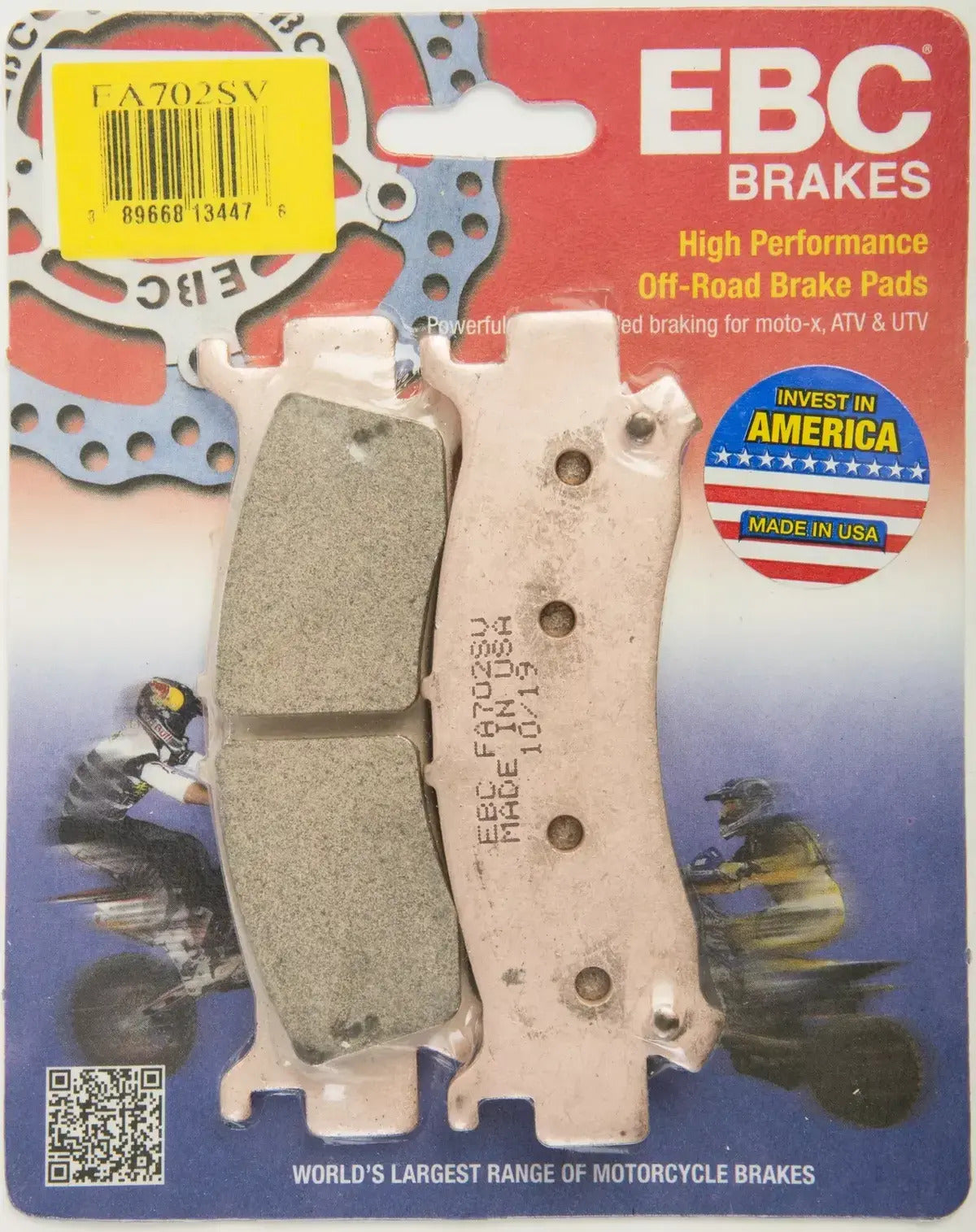 EBC Honda Pioneer 1000 SV Severe Duty Sintered Metal Brake Pads - Metallic Front