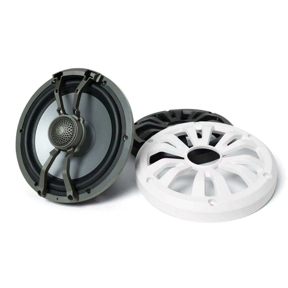 EcoXgear Marine Grade Wired Speaker 8" Pair with LED Cast