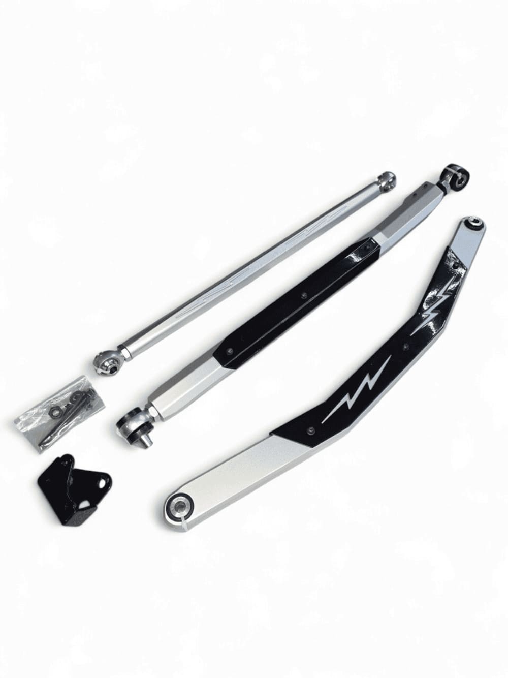 Elekric Offroad '24+ Can Am Maverick R Anodized Clear High Clearance Adjustable Radius Rods