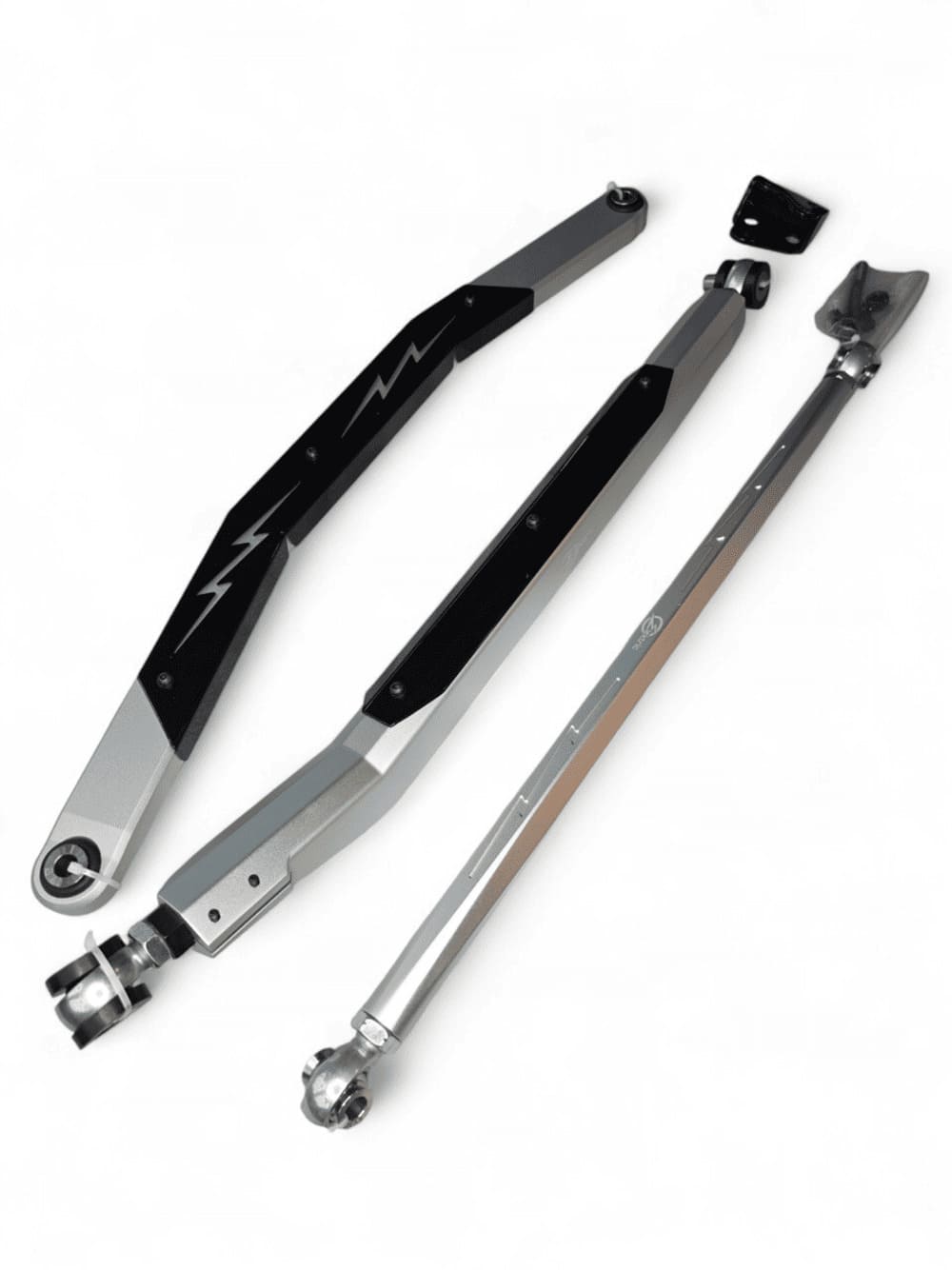 Elekric Offroad '24+ Can Am Maverick R Anodized Clear High Clearance Adjustable Radius Rods