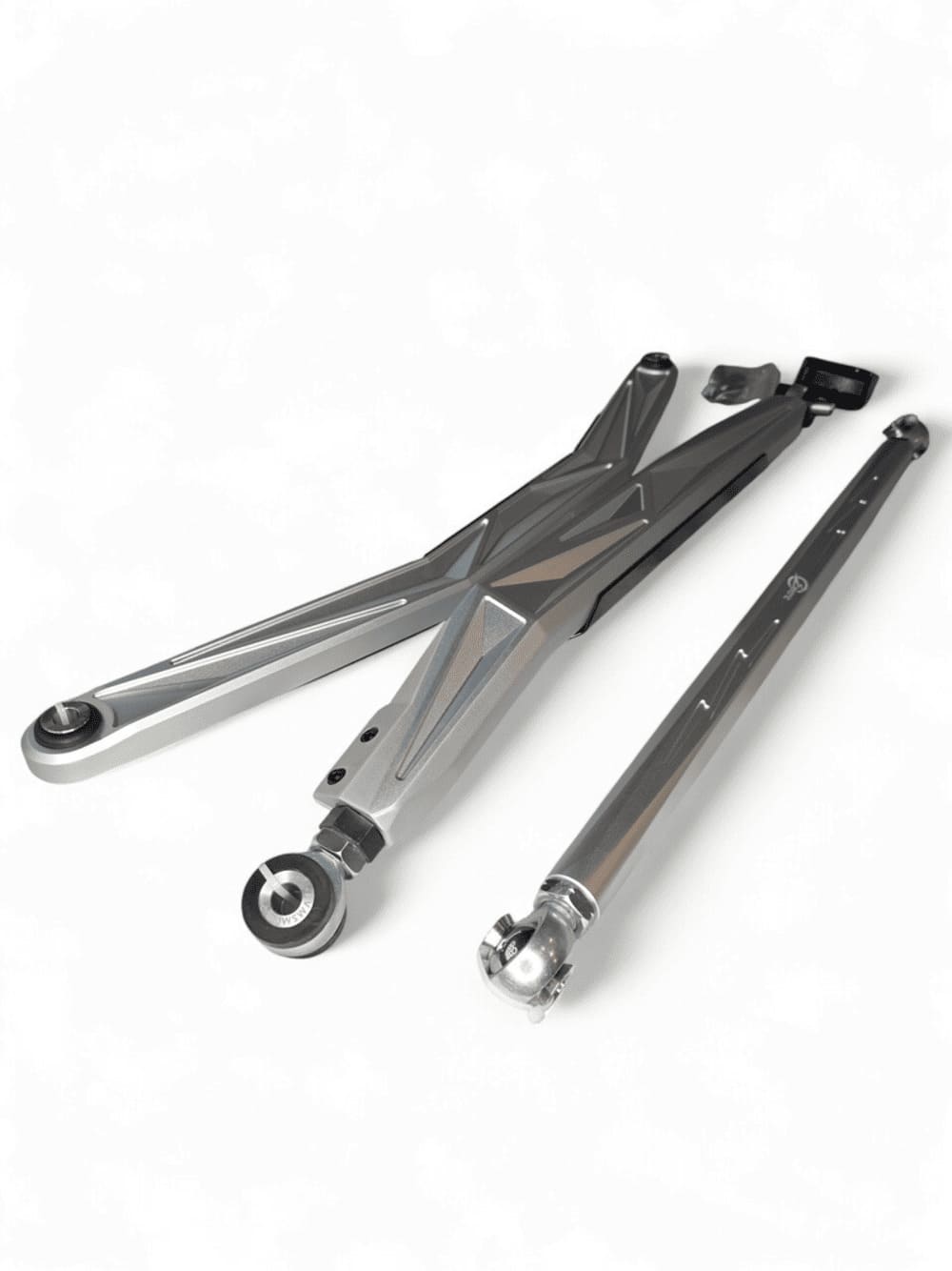 Elekric Offroad '24+ Can Am Maverick R Anodized Clear High Clearance Adjustable Radius Rods