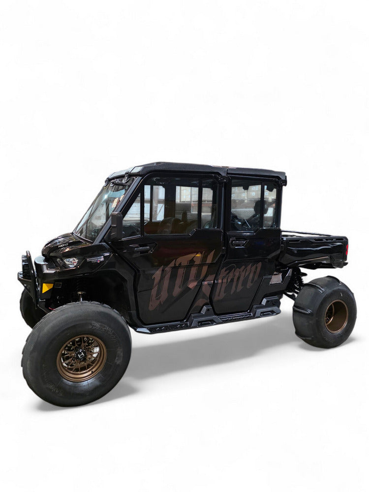 Elektric Offroad '16+ Can Am Defender Volt Rocker Steps - 4 Seat