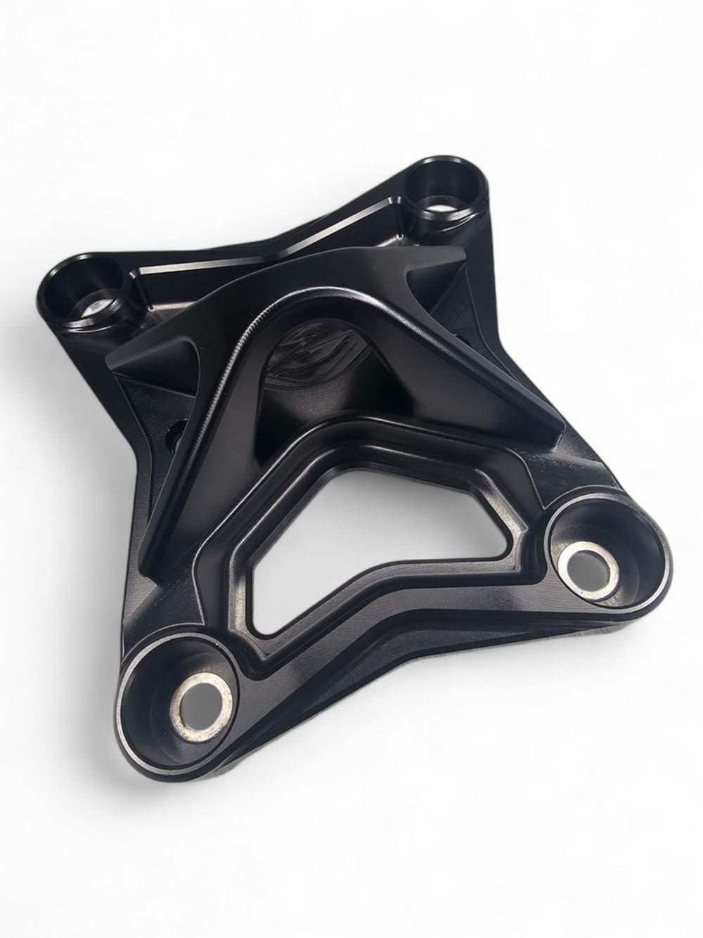 Elektric Offroad '17+ Can-Am Maverick X3 6 Bolt XL Radius Rod Plate w/ Tow Hook - Black