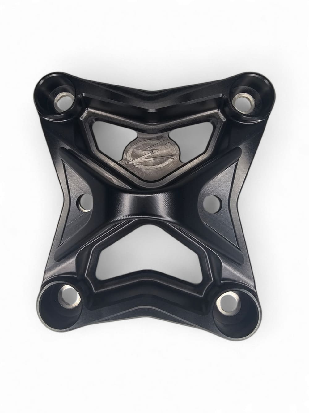 Elektric Offroad '17+ Can-Am Maverick X3 6 Bolt XL Radius Rod Plate w/ Tow Hook - Black