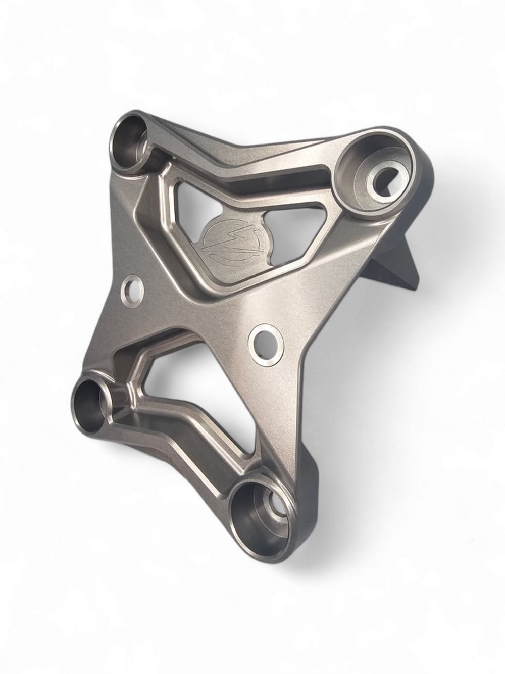 Elektric Offroad '17+ Can-Am Maverick X3 6 Bolt XL Radius Rod Plate w/ Tow Hook - Gunmetal