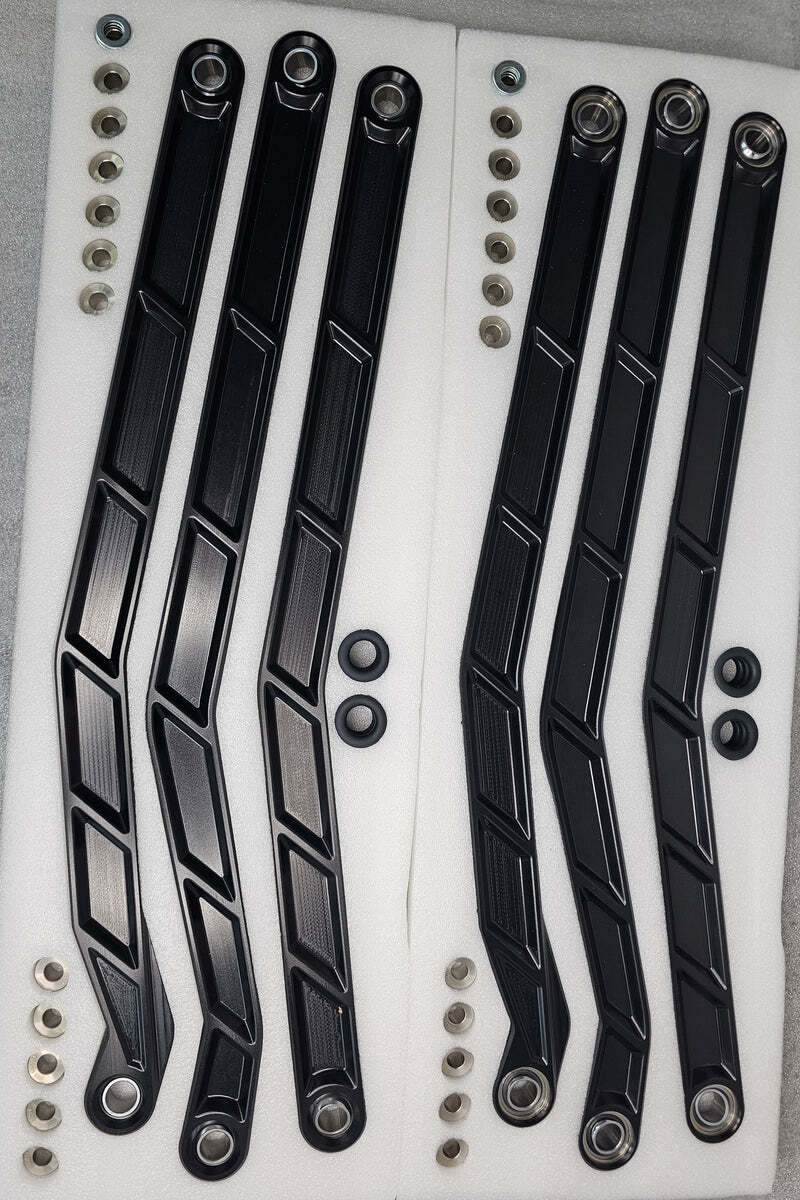 Elektric Offroad '17+ Can-Am Maverick X3 Black Finish 72" High Clearance Radius Rods