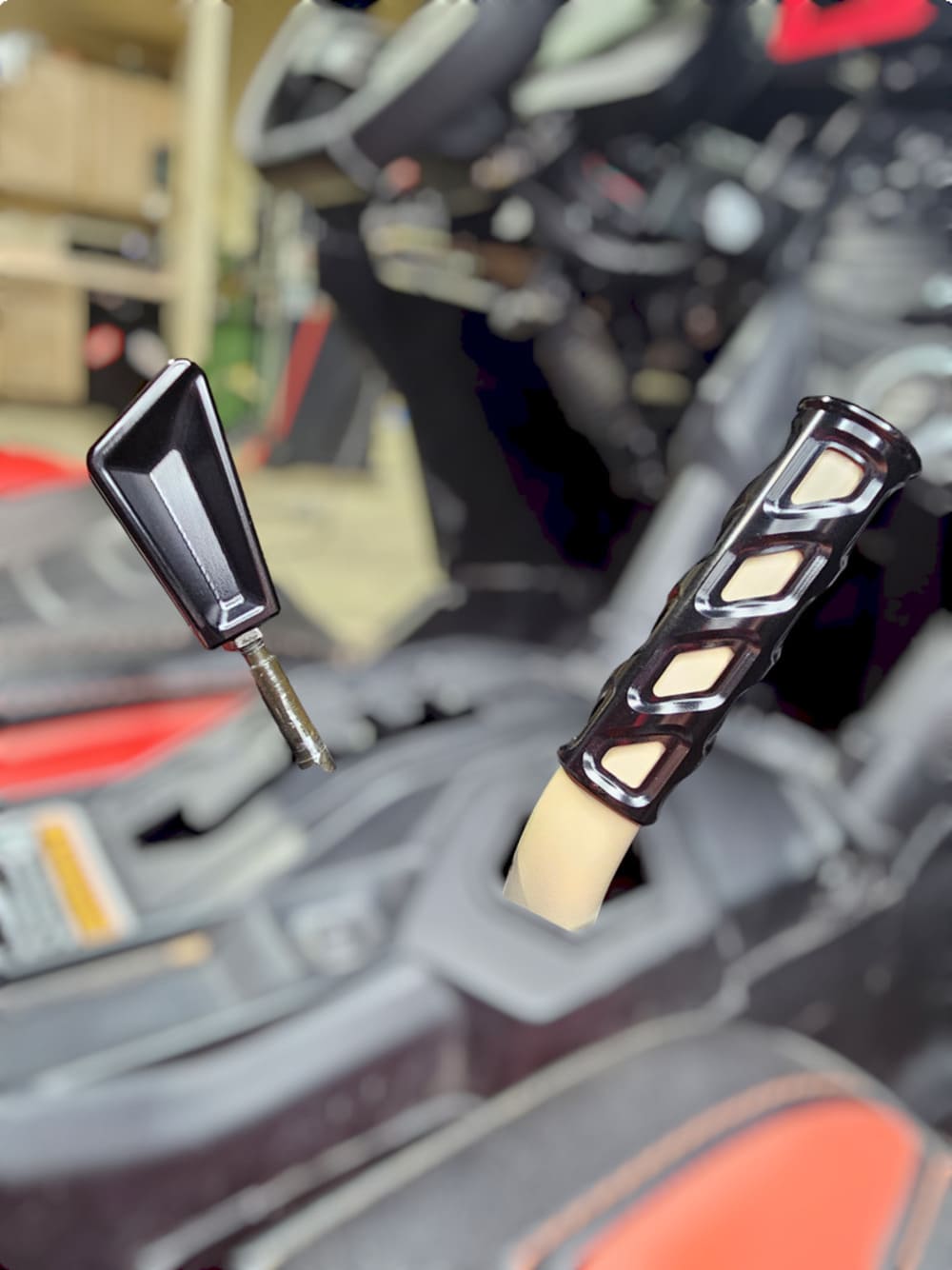 Elektric Offroad '17+ Can-Am Maverick X3 Grab Handle - Anodized Black