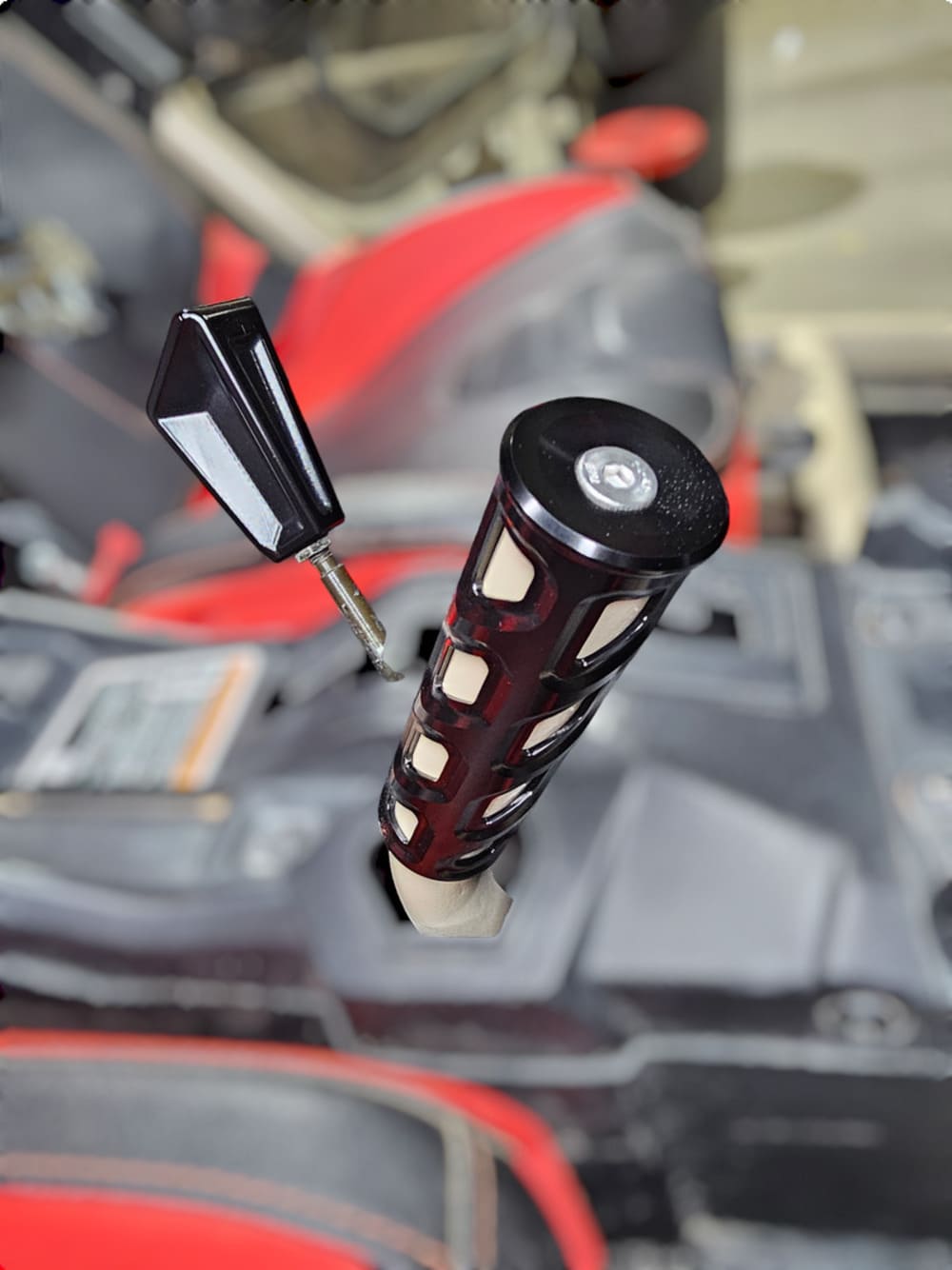 Elektric Offroad '17+ Can-Am Maverick X3 Grab Handle - Anodized Black