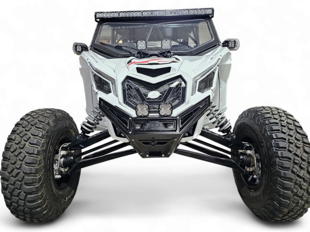 Elektric Offroad '17+ Can-Am Maverick X3 Machined Billet Front Winch Bumper - Black Anodize