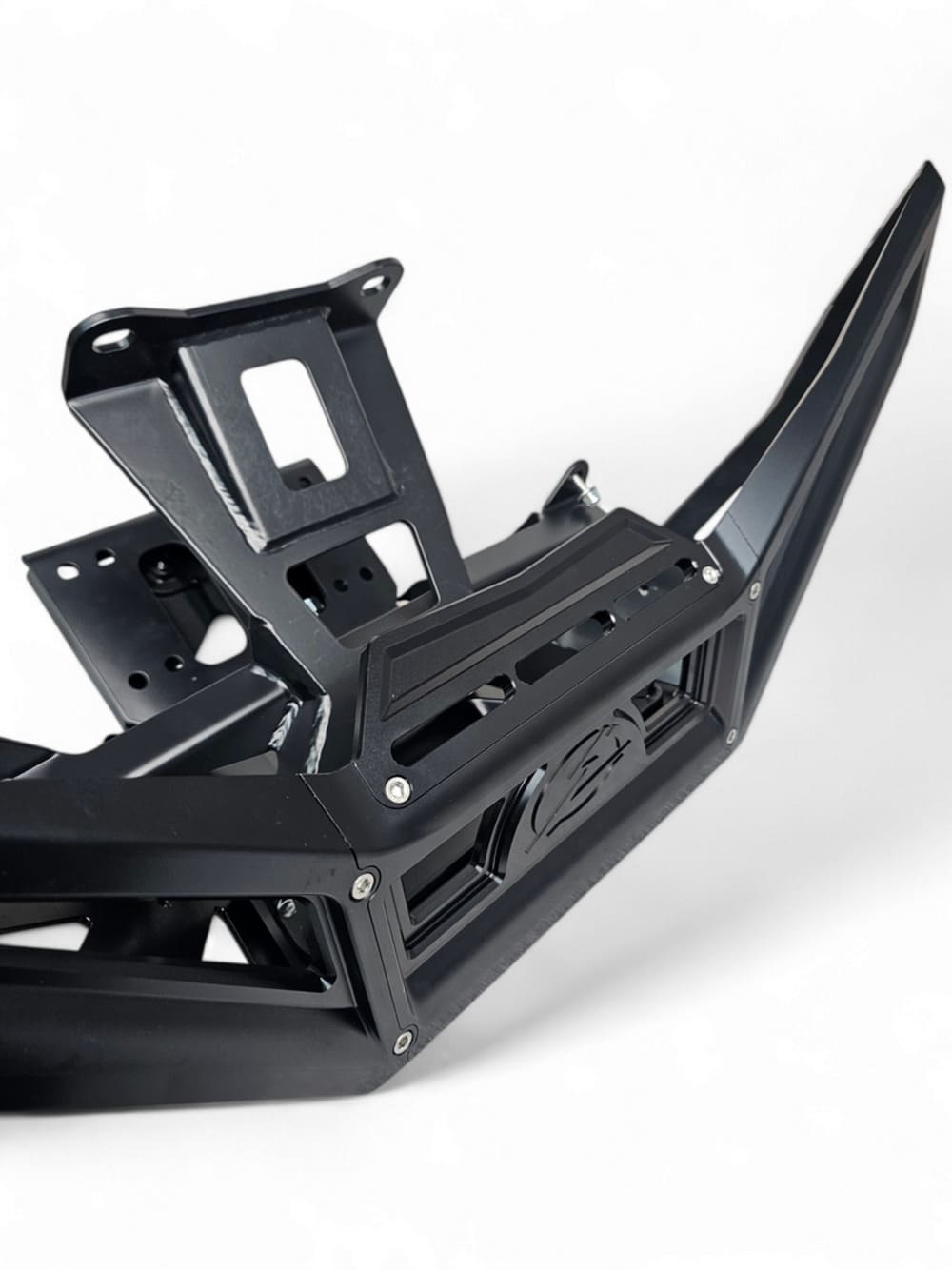 Elektric Offroad '17+ Can-Am Maverick X3 Machined Billet Front Winch Bumper - Black Anodize