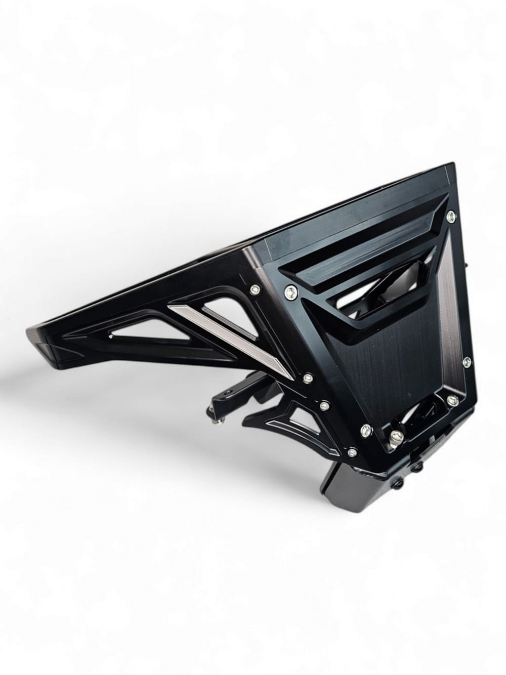 Elektric Offroad '17+ Can-Am Maverick X3 Machined Billet Front Winch Bumper - Black Anodize