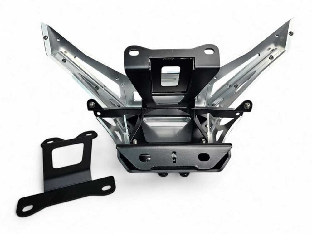 Elektric Offroad '17+ Can-Am Maverick X3 Machined Billet Front Winch Bumper - Clear Anodize