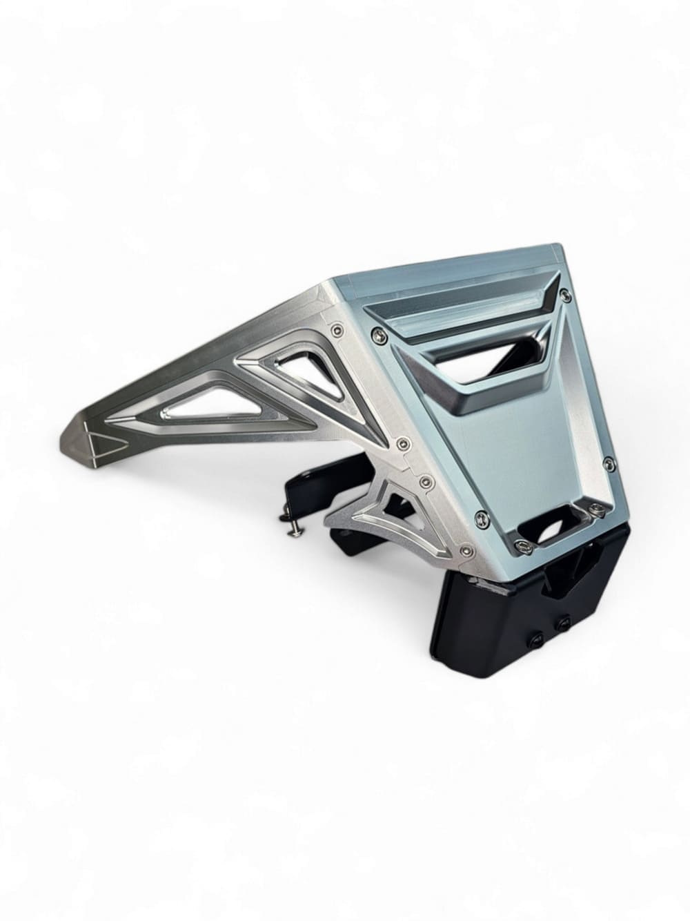 Elektric Offroad '17+ Can-Am Maverick X3 Machined Billet Front Winch Bumper - Clear Anodize