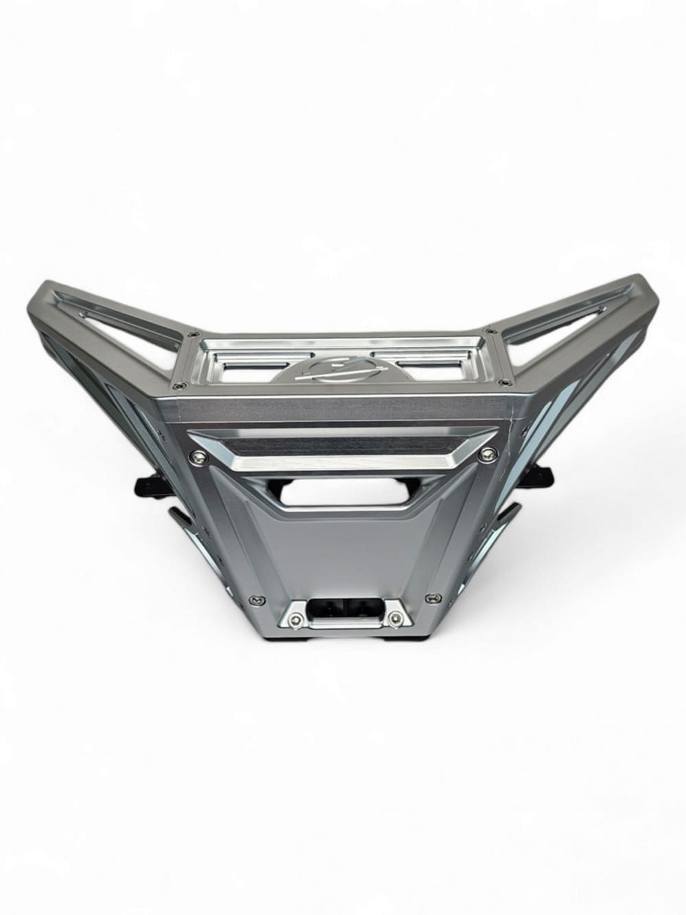 Elektric Offroad '17+ Can-Am Maverick X3 Machined Billet Front Winch Bumper - Clear Anodize