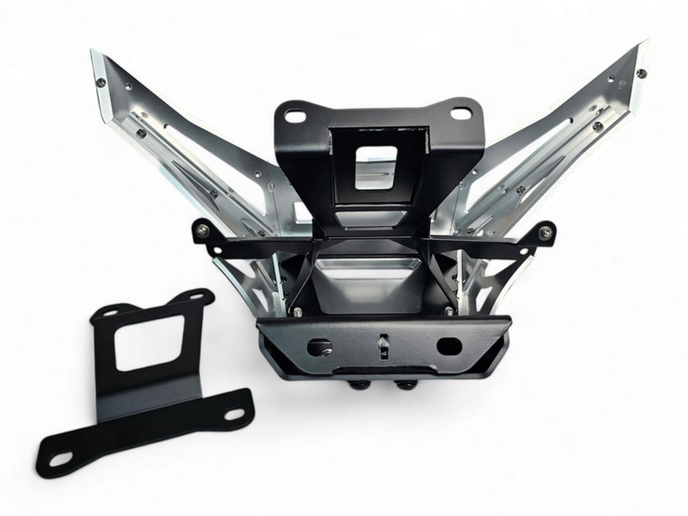 Elektric Offroad '17+ Can-Am Maverick X3 Machined Billet Front Winch Bumper - Clear Anodize