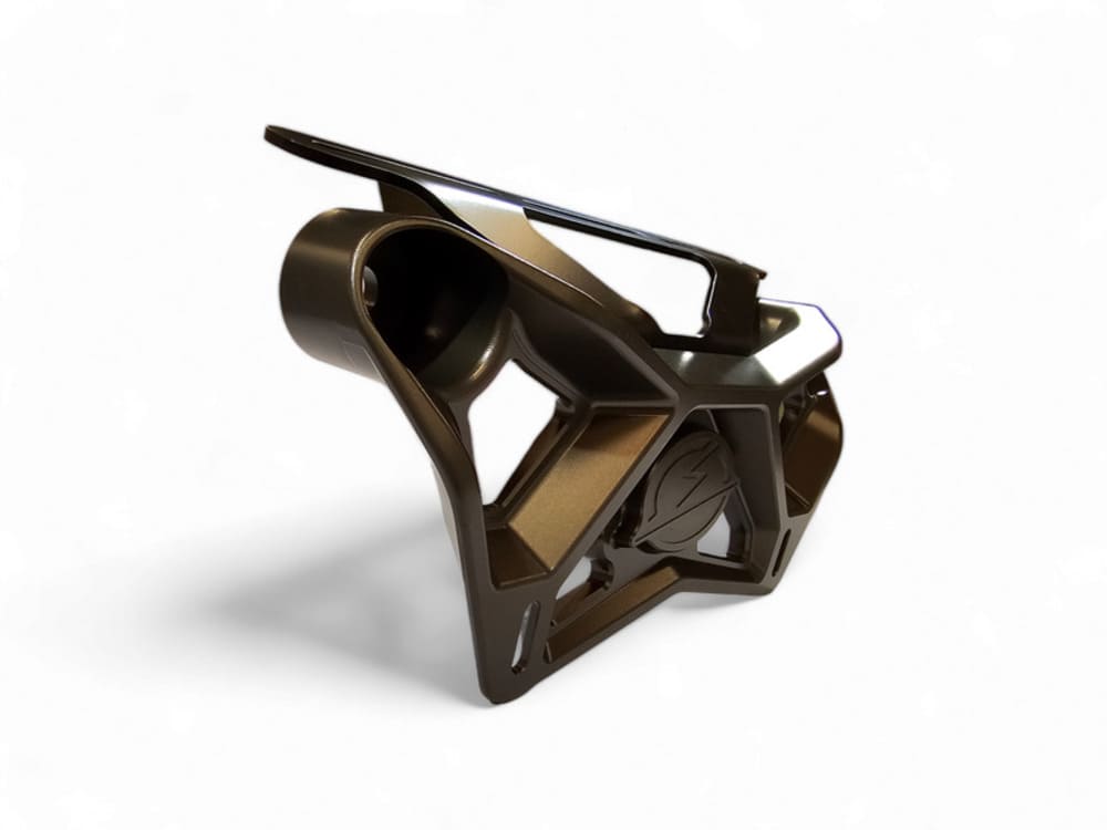 Elektric Offroad '17+ Can-Am Maverick X3 Upper Shock Mount Brace w/ Adjustable Light Mount Bracket - Gun Metal