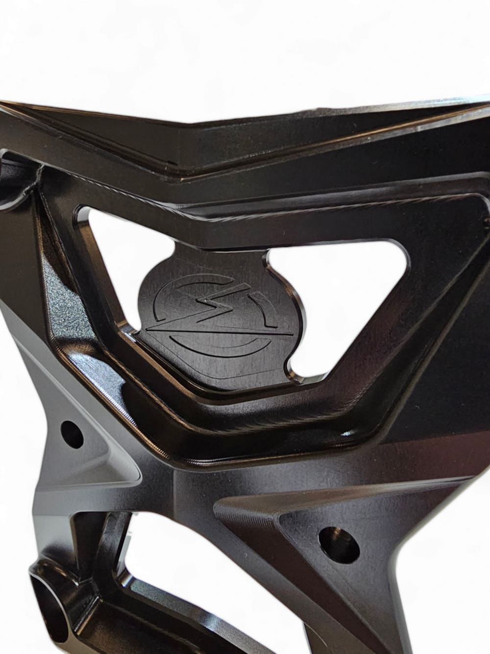 Elektric Offroad '20+ Polaris RZR Pro XP Radius Rod Plate w/ Tow Hook Black