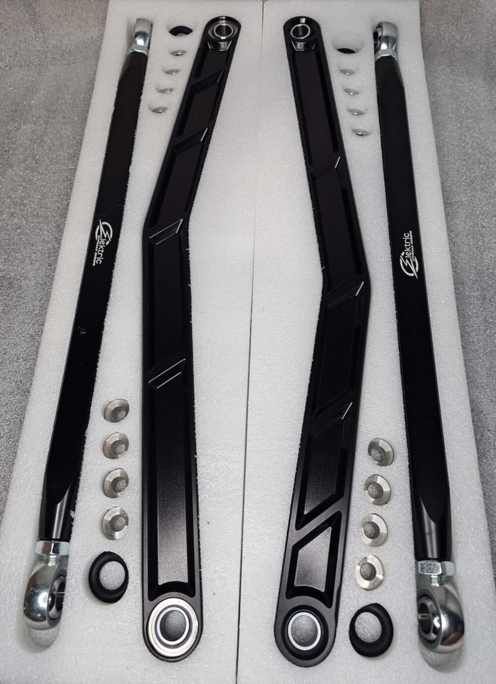 Elektric Offroad '20+ Polaris RZR Pro XP Radius Rods - Black