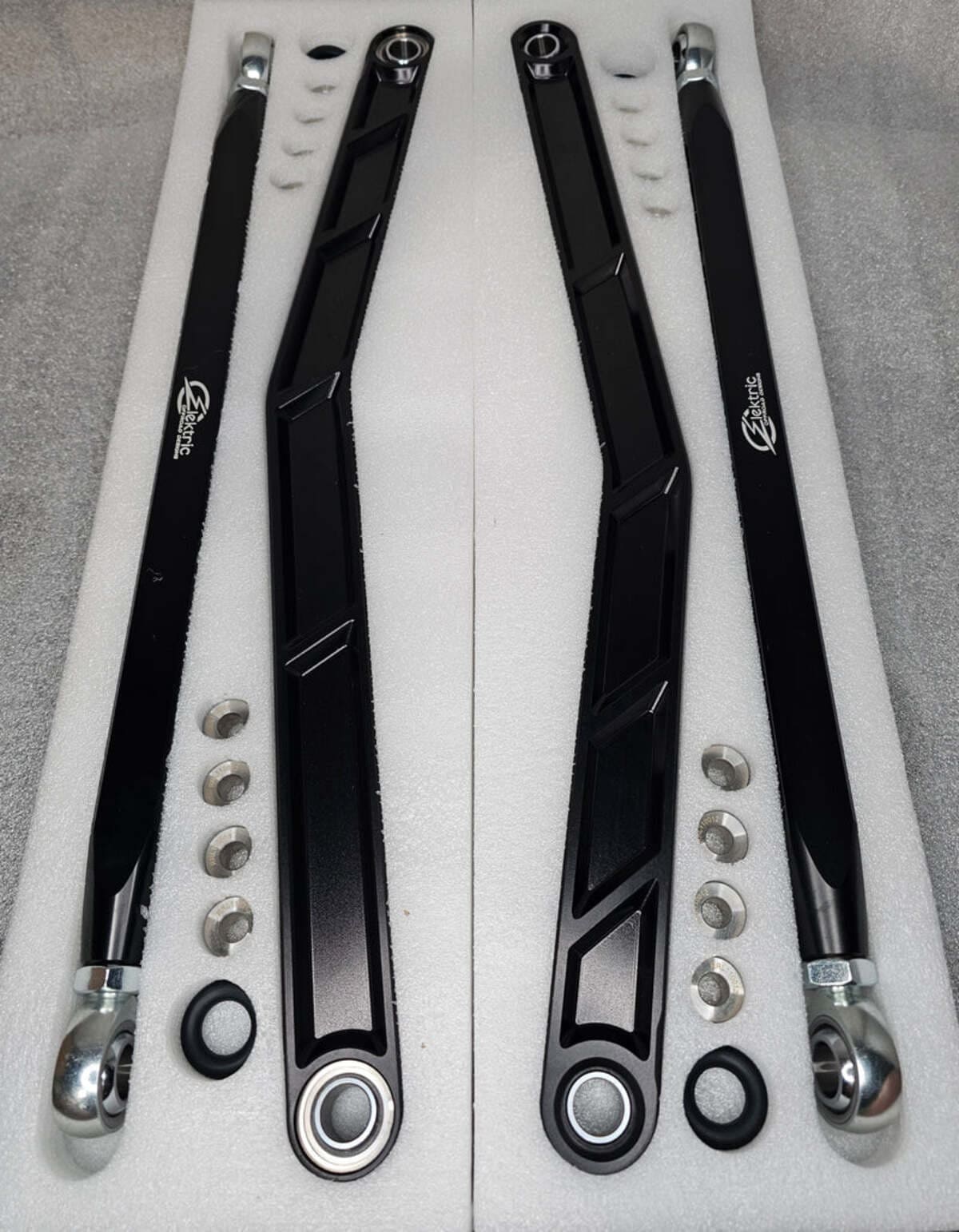 Elektric Offroad '20+ Polaris RZR Pro XP Radius Rods - Black