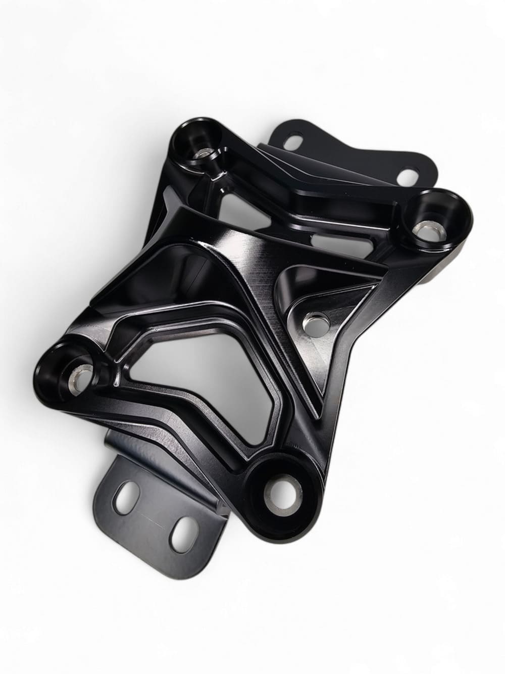 Elektric Offroad '22+ Can-Am Maverick X3 10 Bolt Radius Rod Plate w/ Pull Hook - Black