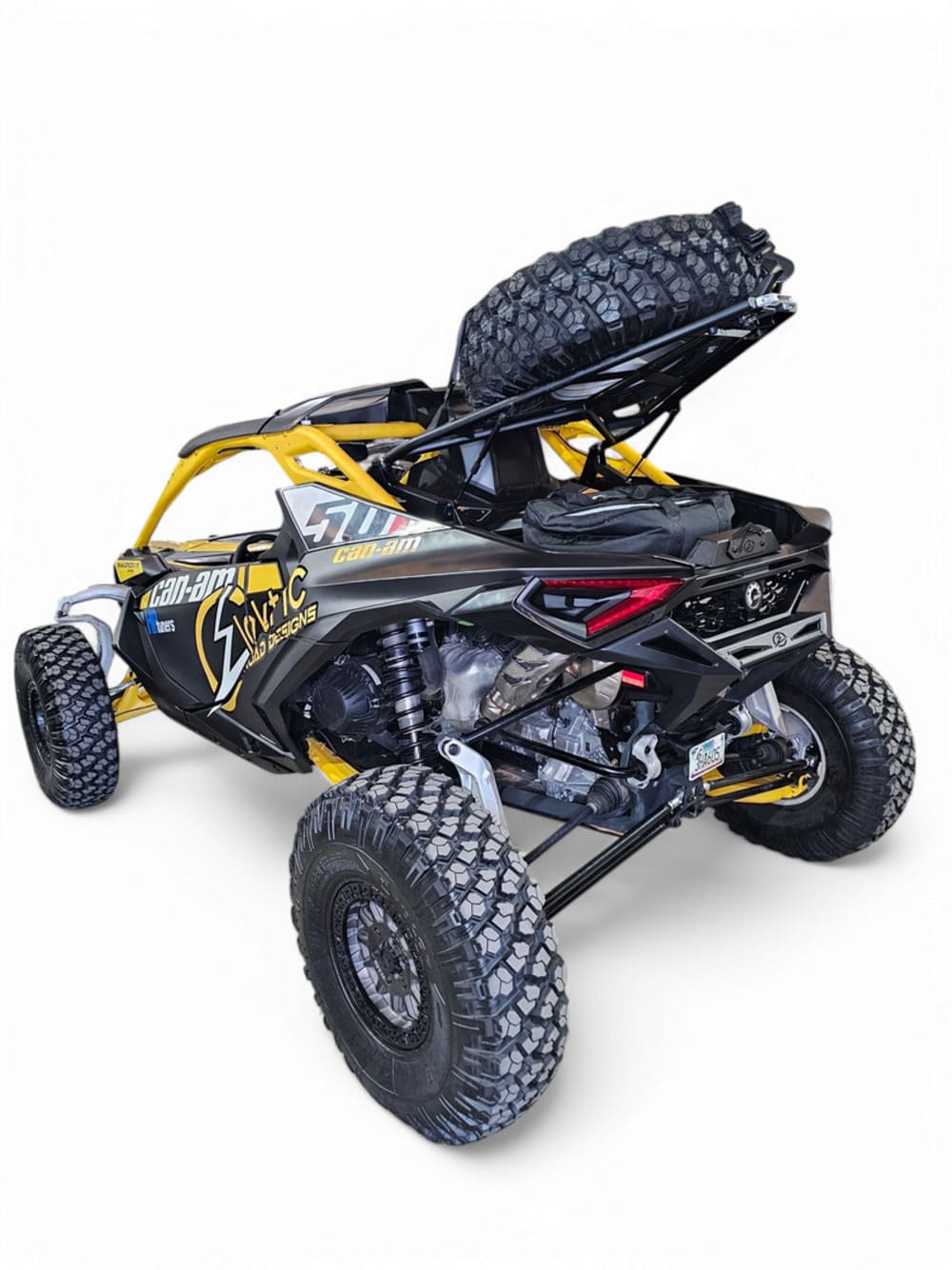 Elektric Offroad '24 Can-Am Maverick R EOD Volt Tire Rack