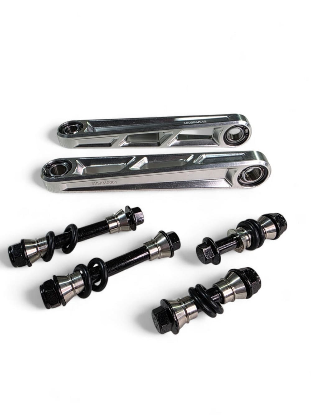 Elektric Offroad '24+ Can-Am Maverick R Front Sway Bar Links - Anodized Clear
