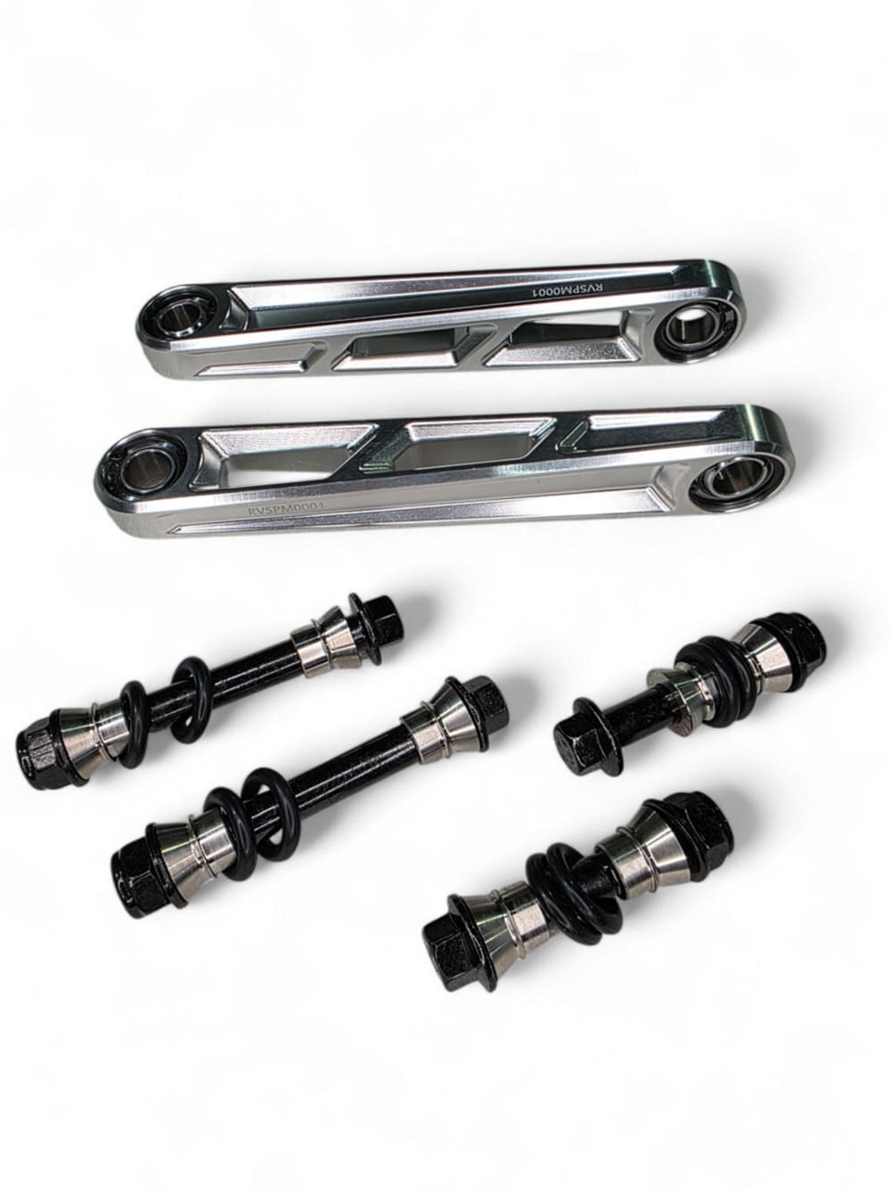 Elektric Offroad '24+ Can-Am Maverick R Front Sway Bar Links - Anodized Clear