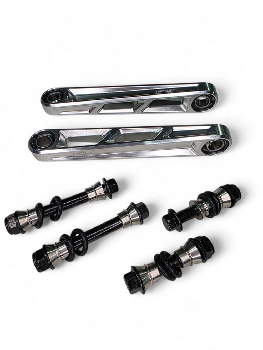 Elektric Offroad '24+ Can-Am Maverick R Front Sway Bar Links - Anodized Clear