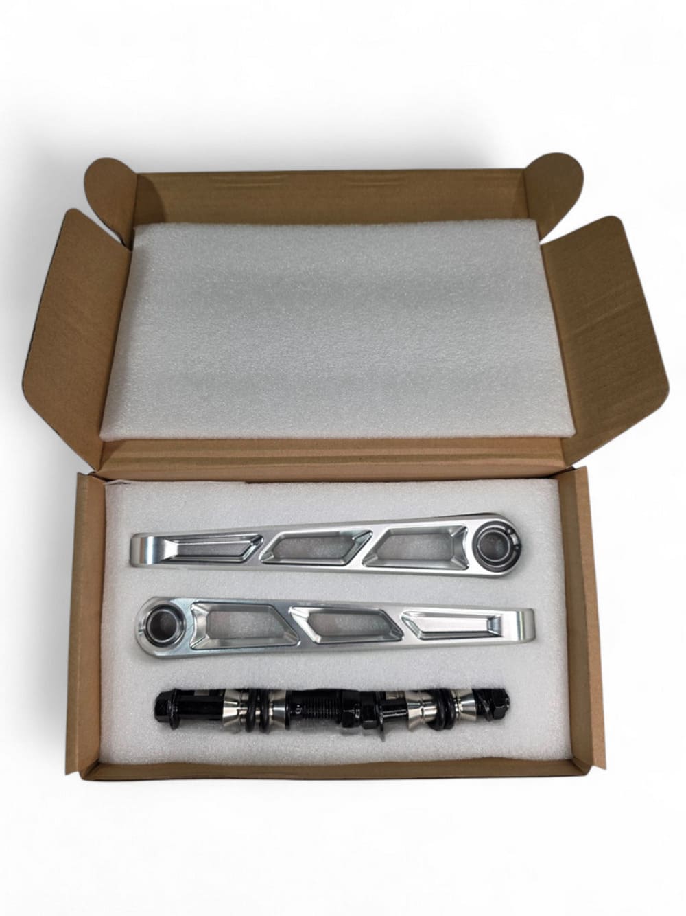 Elektric Offroad '24+ Can-Am Maverick R Front Sway Bar Links - Anodized Clear