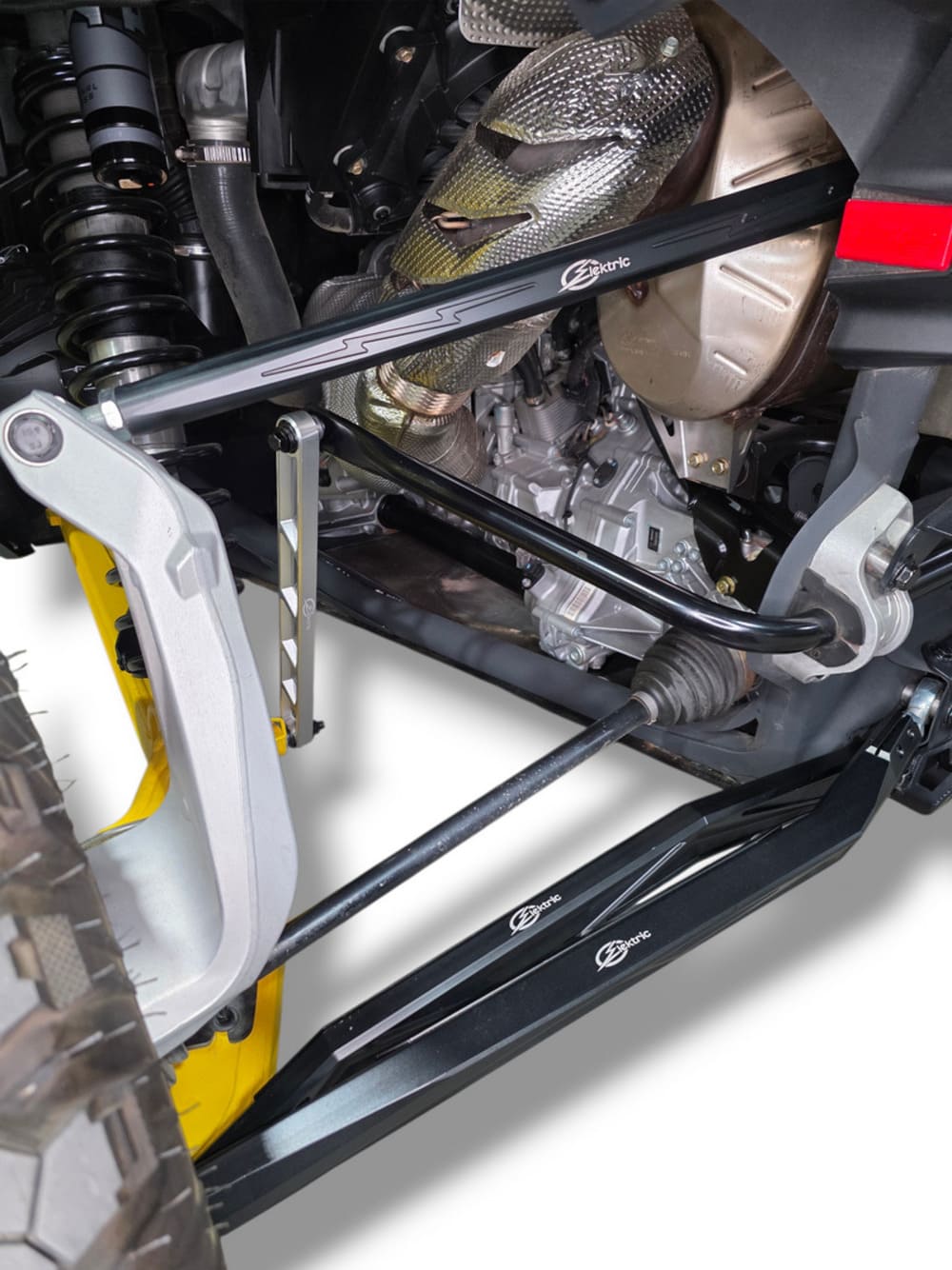 Elektric Offroad '24+ Can-Am Maverick R High Clearance Adjustable Radius Rods - Anodized Black