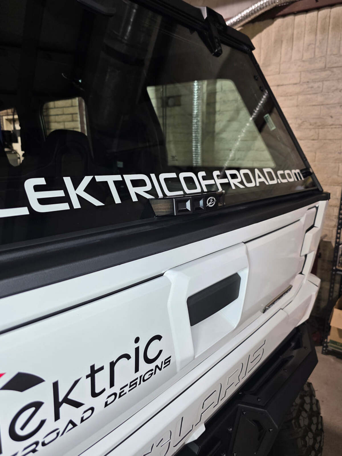 Elektric Offroad '24+ Polaris Xpedition Anodized Black Rear Glass Handle