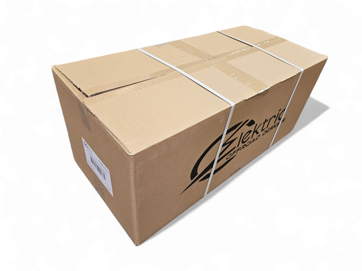 Elektric Offroad Designs '22+ Polaris RZR Pro R/ Turbo R Machined Billet Front Winch Bumper (Black Hard Anodize)