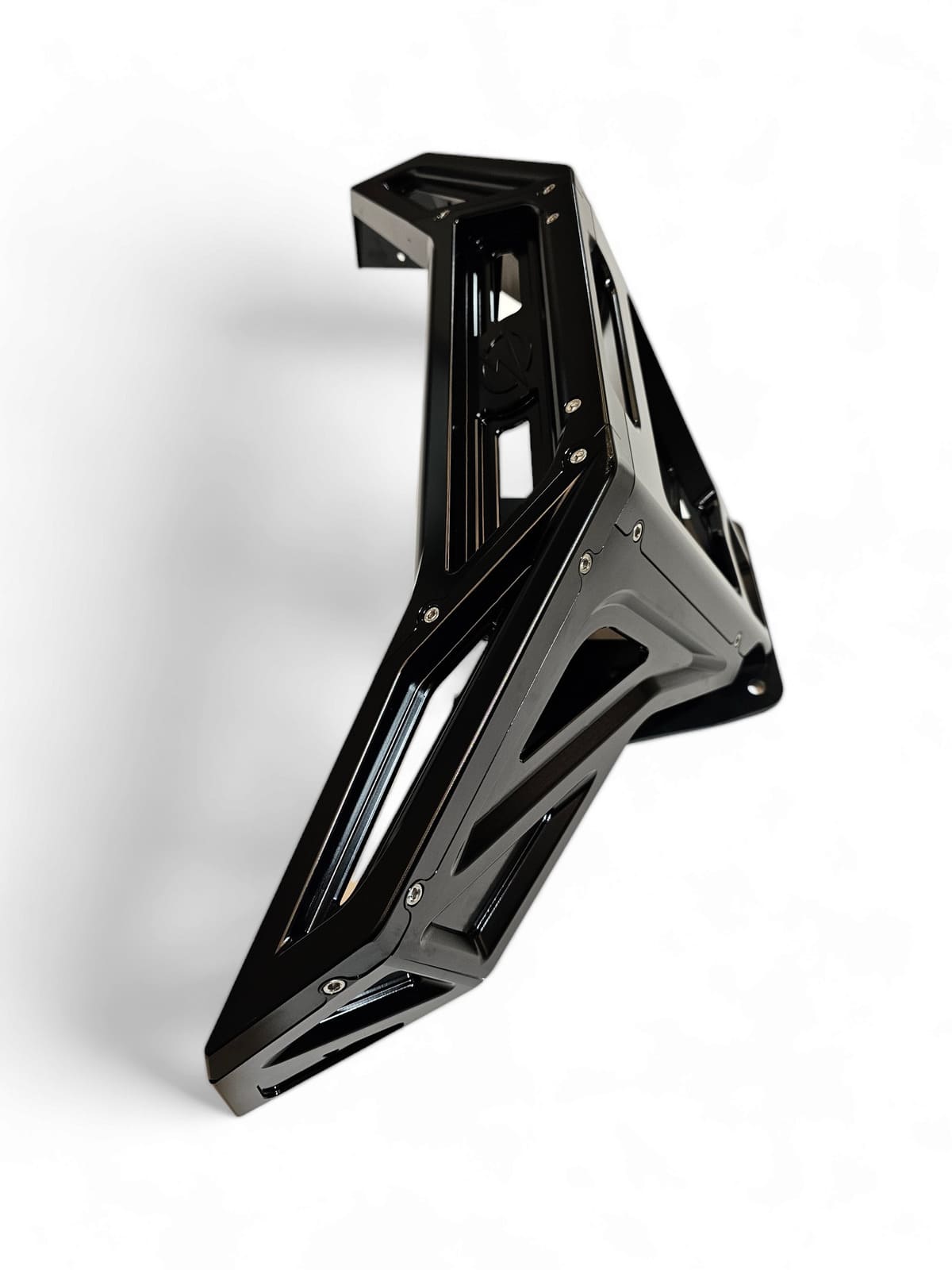 Elektric Offroad Designs '22+ Polaris RZR Pro R/ Turbo R Machined Billet Front Winch Bumper (Black Hard Anodize)