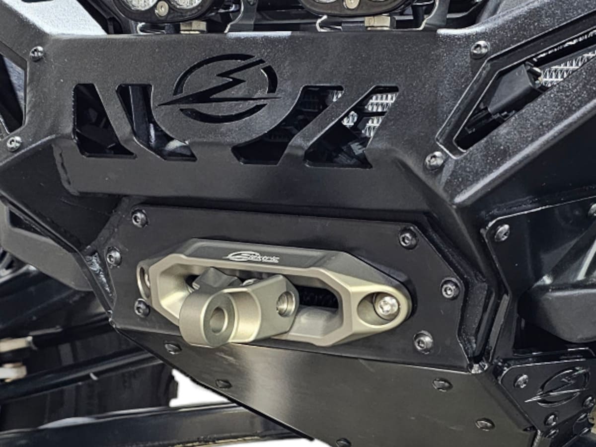Elektric Offroad Designs UTV Winch Fairlead and Hook Gun Metal