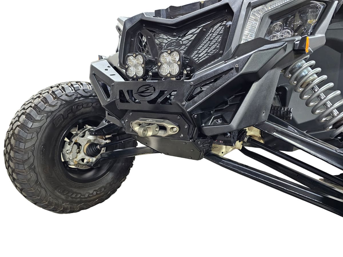 Elektric Offroad Designs UTV Winch Fairlead and Hook Gun Metal