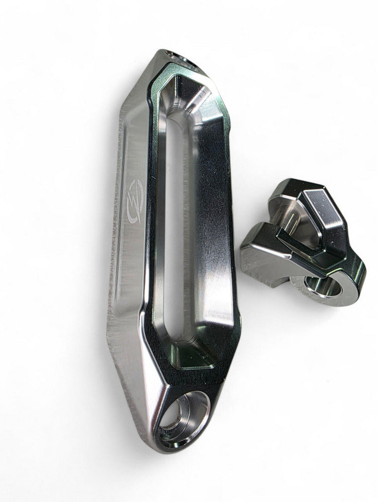 Elektric Offroad Winch Hawse Fairlead and Hook Combo - Clear