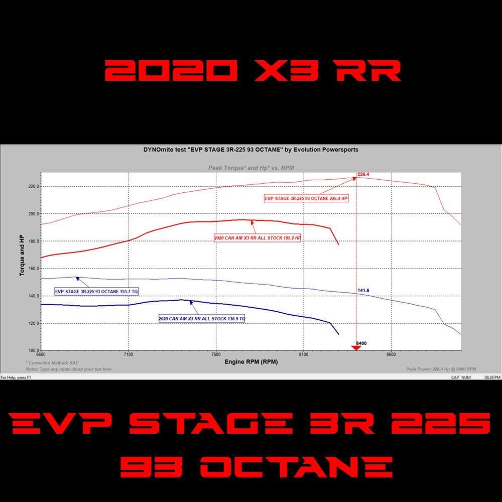 EVO '20 Can Am Maverick X3 Turbo RR 195 HP EVP CodeShooter ECU Power Flash