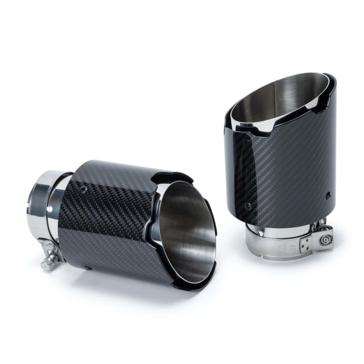 EVO Can-Am Maverick R Dynamic Twin Exit & Captain's Choice Mufflers Replacement Tips Racing