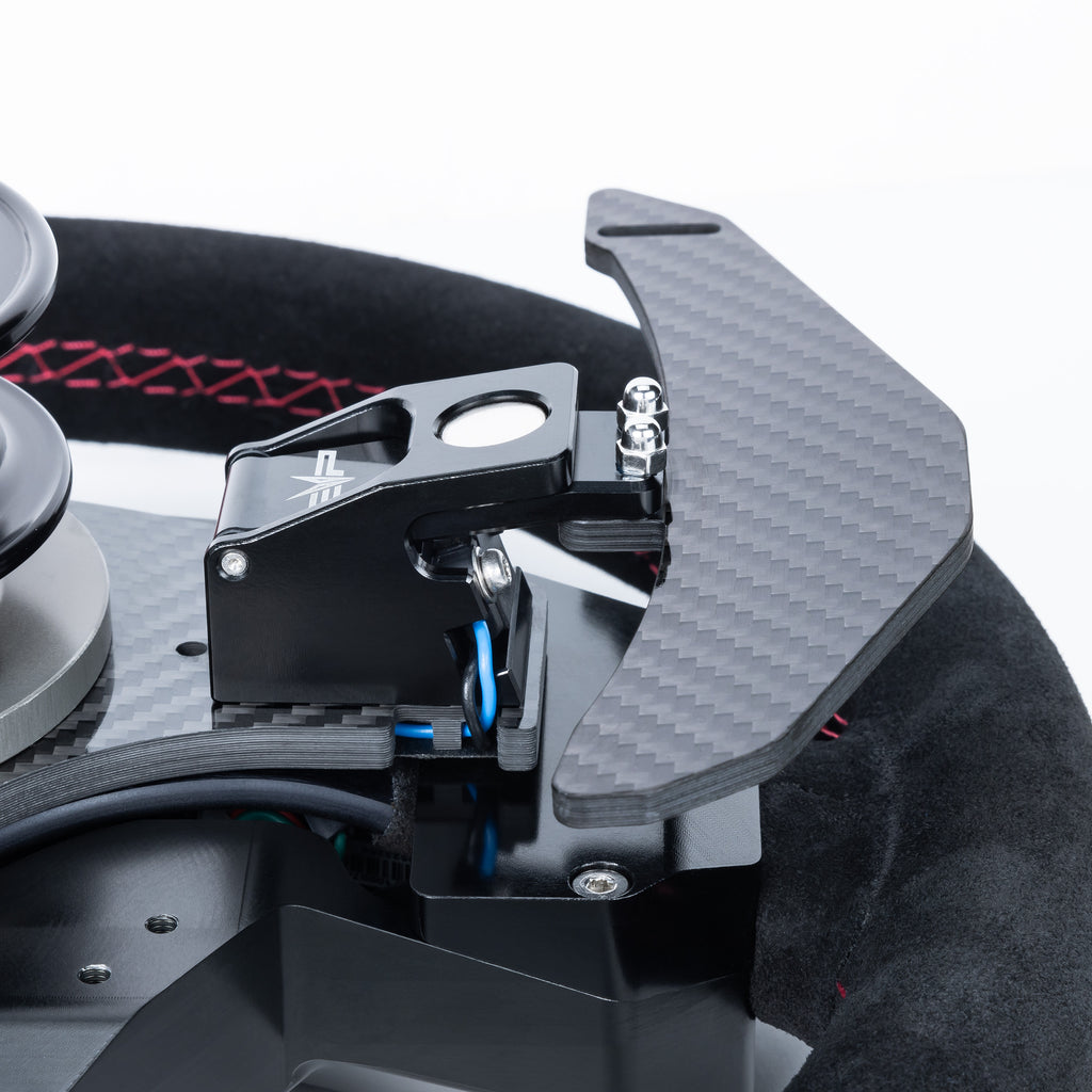 EVO Can-Am Maverick R Mode Steering Wheel w/ Carbon Fiber Paddles & Quick-Release Hub Adapter Kits