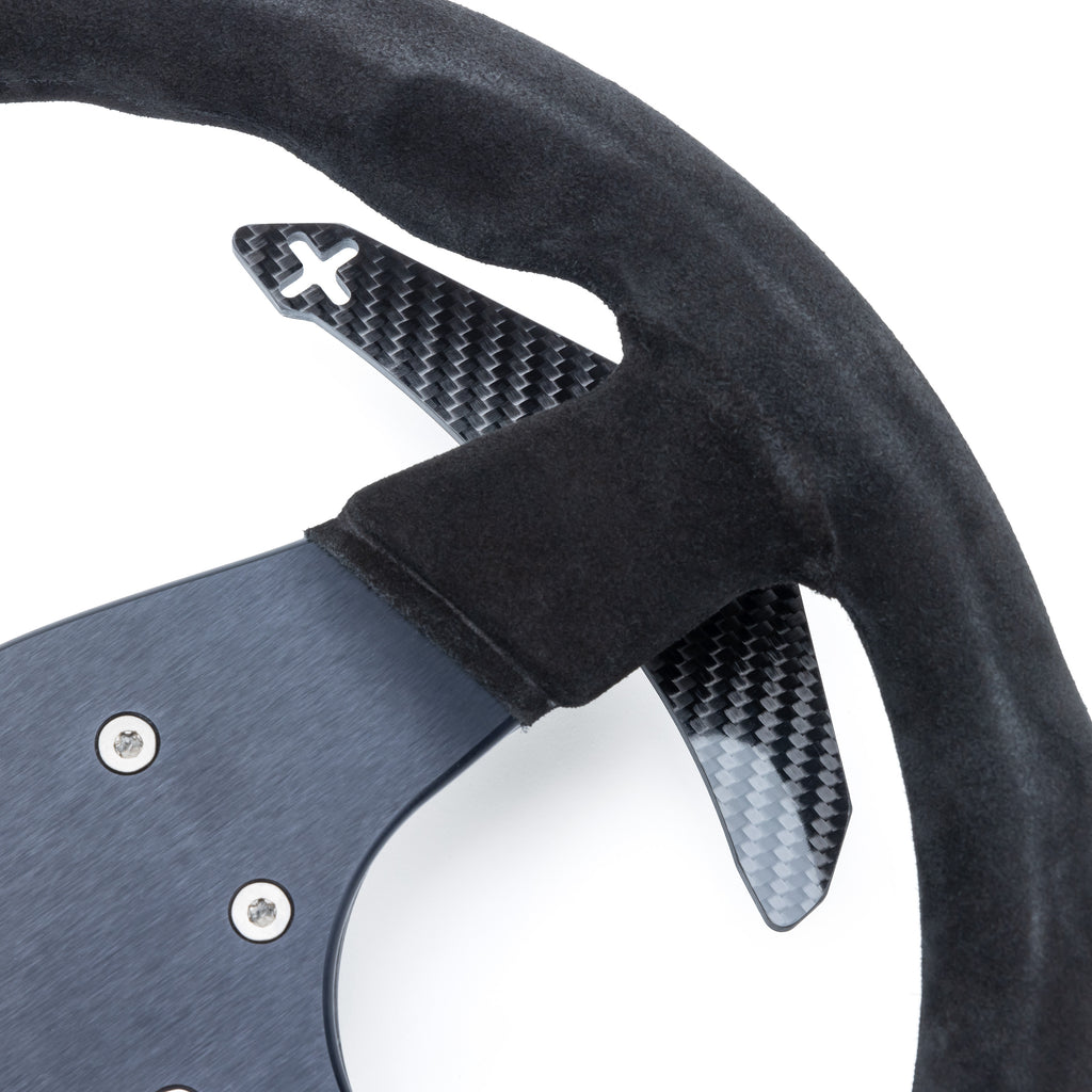EVO Can-Am Maverick R Mode Steering Wheel w/ Carbon Fiber Paddles & Quick-Release Hub Adapter Kits