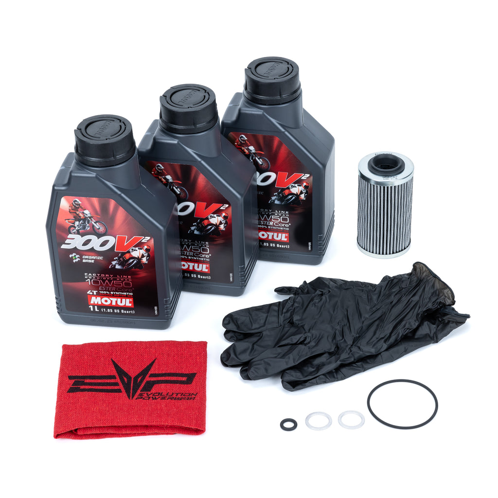 EVO Can Am Maverick R Motul Oil Change Kits