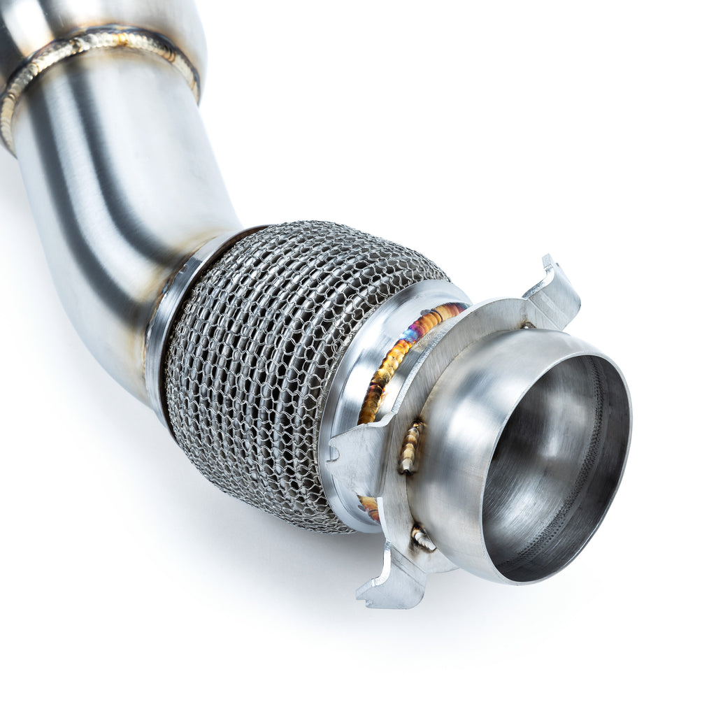 EVO Can-Am Maverick R Racing 3 Inch Down Pipe w/ Bullet Muffler