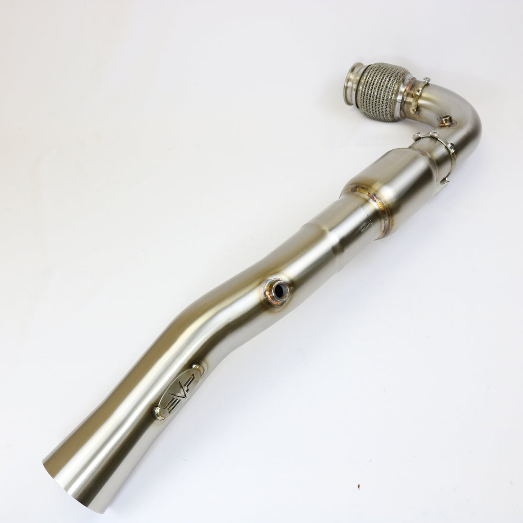 EVO Can-Am Maverick X3 3" Bazooka Race Pipe w/ Bullet Muffler Exhaust