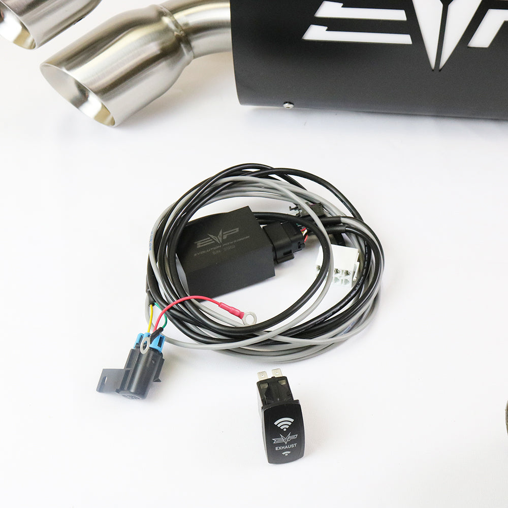 EVO Can-Am Maverick X3 Captain's Choice Electric Cut Out Exhaust