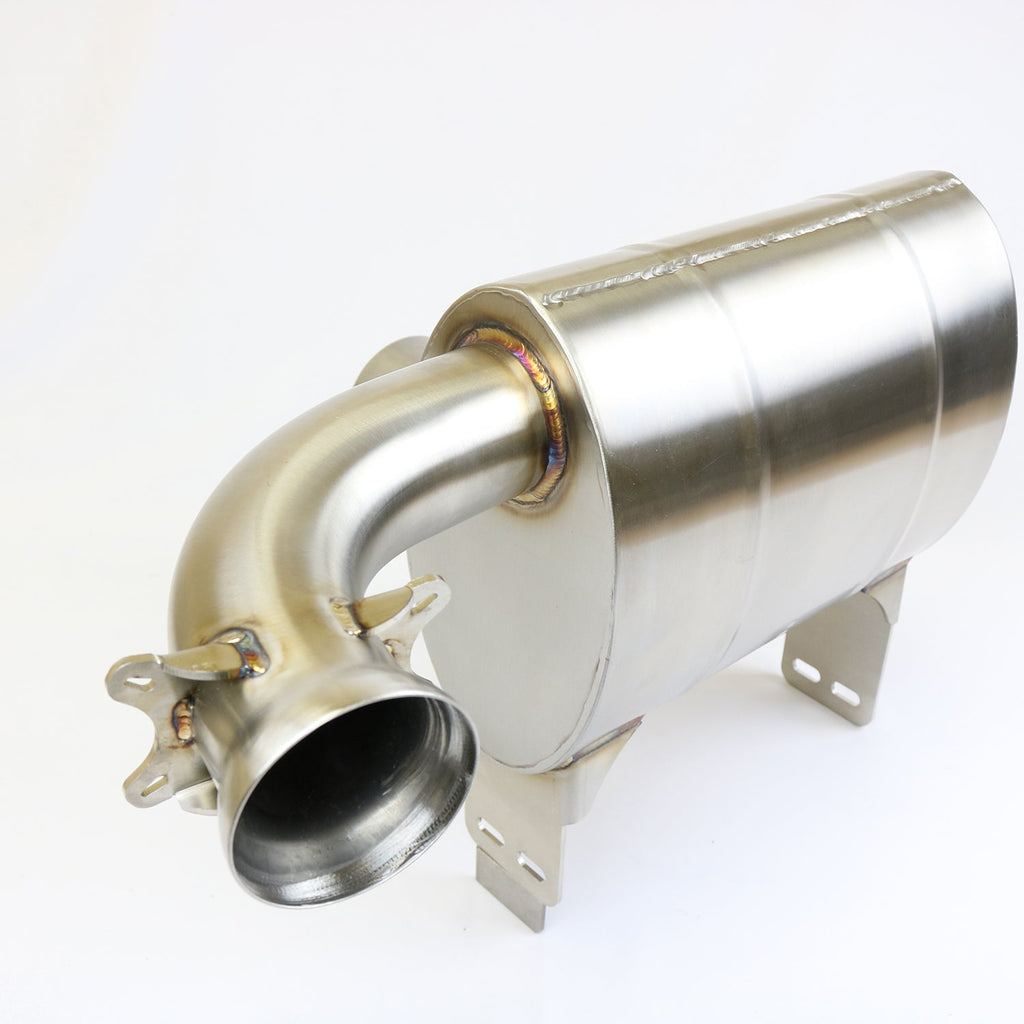 EVO Can-Am Maverick X3 Turbo Magnum Slip On Rear Exit Exhaust w/ Race Bypass Option
